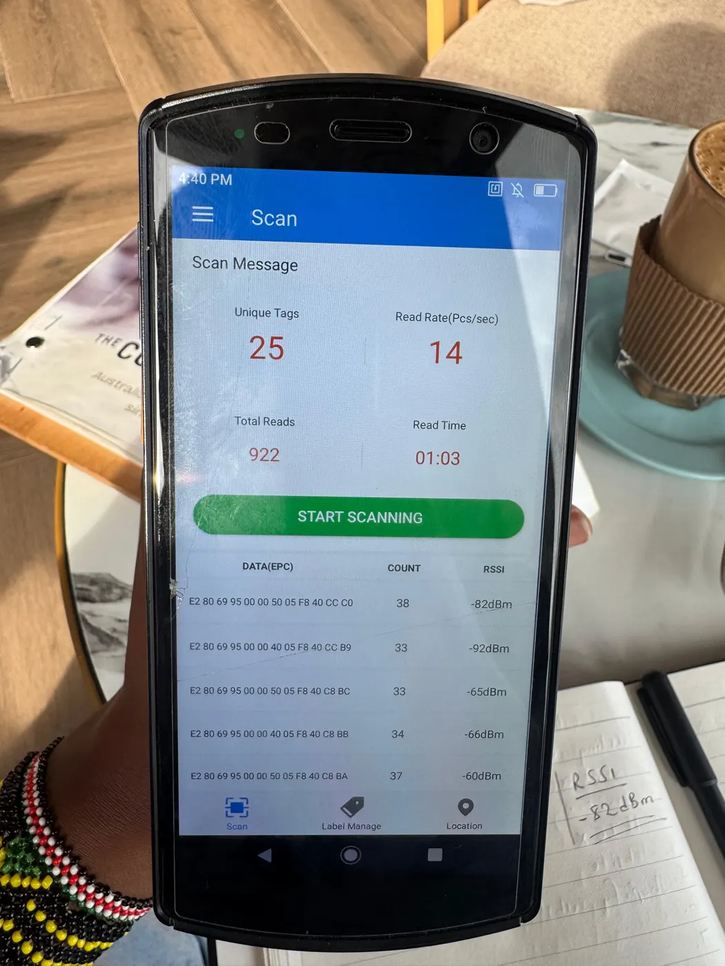 Customer deployment in the field
