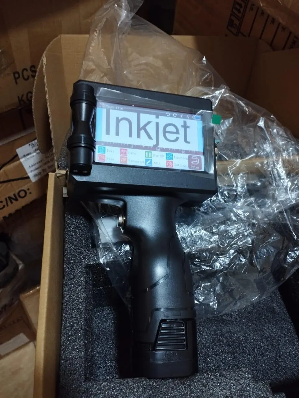 Handheld inkjet coder ready for deployment