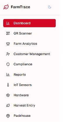 FarmTrace product screenshot
