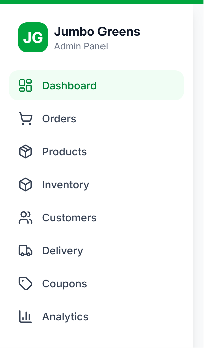Ecommerce solutions like Jumbogreens product screenshot